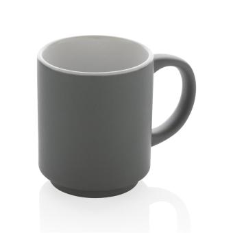 XD Collection Stapelbare Keramiktasse Grau