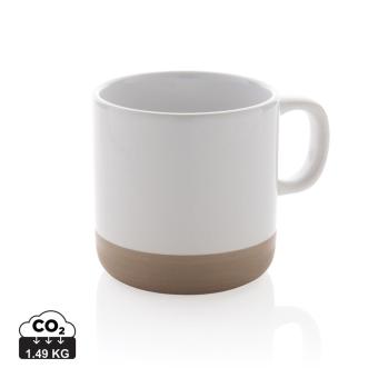 XD Collection Becher aus glasiertem Keramik, 360ml 
