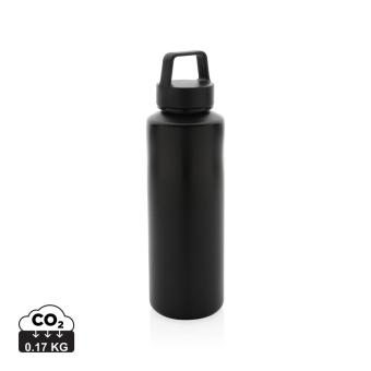XD Collection RCS certified recycled PP water bottle with handle 