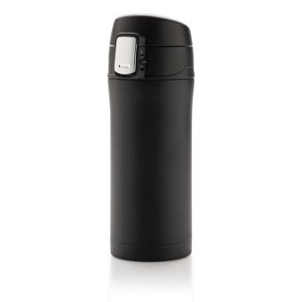 XD Collection RCS Recycled stainless steel easy lock vacuum mug Black