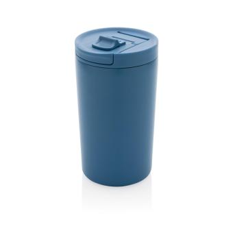 XD Collection Doppelwandiger Vakuum-Becher aus RCS recyceltem SS Blau