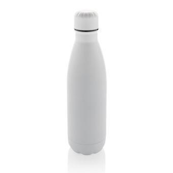 XD Collection Eureka einwandige Wasserflasche aus RCS rec. Stainless-Steel Weiß