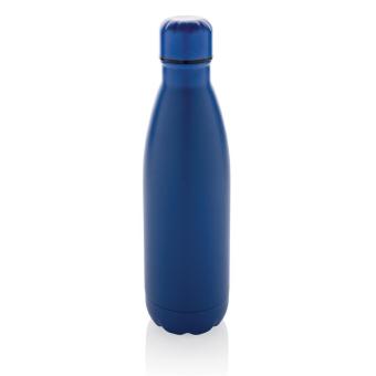 XD Collection Eureka einwandige Wasserflasche aus RCS rec. Stainless-Steel Blau