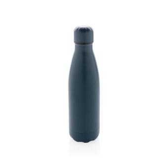 XD Collection Solid colour vacuum stainless steel bottle 500 ml Aztec blue
