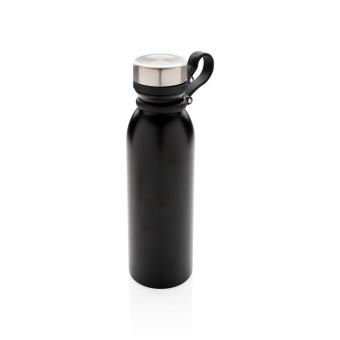 XD Collection Copper vacuum insulated bottle with carry loop Black