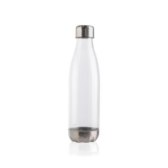 XD Collection Leakproof water bottle with stainless steel lid Transparent