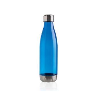 XD Collection Auslaufsichere Trinkflasche mit Stainless-Steel-Deckel Blau