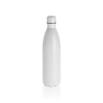 XD Collection Solid colour vacuum stainless steel bottle 1L White