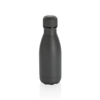 XD Collection Solid Color Vakuum Stainless-Steel Flasche 260ml Grau