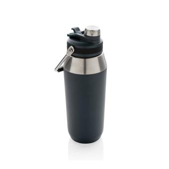 XD Collection 1L Vakuum StainlessSteel Flasche mit Dual-Deckel-Funktion Navy