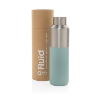 XD Collection Fluid Flasche aus RCS-zertifiziert recyceltem Stahl, 600ml Grün