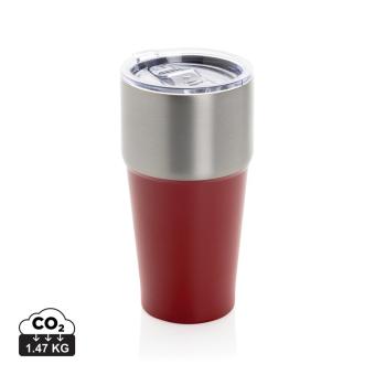 XD Collection Fluid Becher aus RCS-zertifiziert recyceltem Stahl, 500ml 