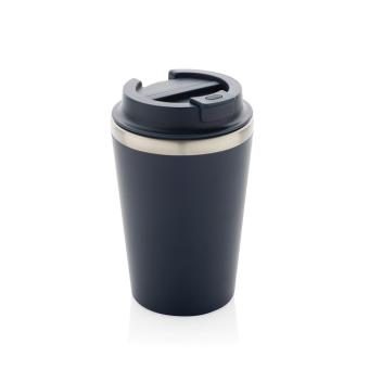 XD Collection Java 350ml doppelwandiger Becher aus RCS recyceltem PP Navy