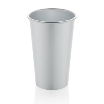XD Collection Alo RCS recycled aluminium lightweight cup 450ml Silver
