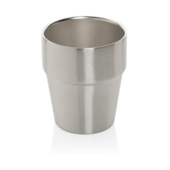 XD Collection Clark RCS double wall coffee cup 300ML Silver