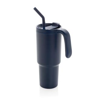 XD Collection Graphic 360 Becher aus RCS-zertifiziert recyc. Stahl, 900ml Navy