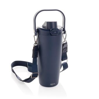 Avira Ayala RCS re-steel duosip lockable crossbody tumbler Navy