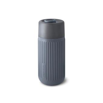 Black + Blum Black+Blum Glas-Reisebecher 340ml Grau