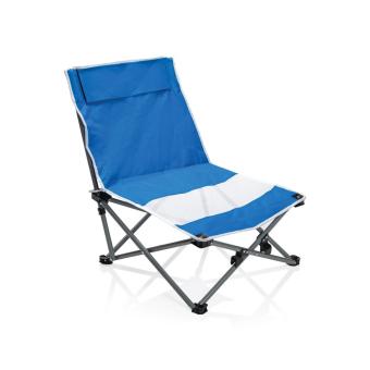 XD Collection Foldable beach chair in pouch Aztec blue