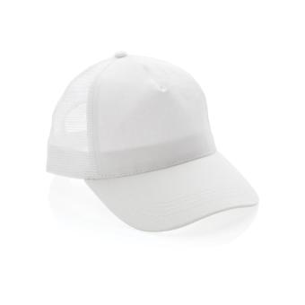 XD Collection Impact AWARE™ 190gr Brushed rCotton 5 Panel Trucker-Cap Weiß