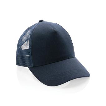 XD Collection Impact AWARE™ 190gr Brushed rCotton 5 Panel Trucker-Cap Navy