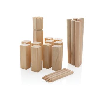 XD Collection Wooden kubb set Brown