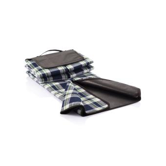 XD Collection Tartan picnic blanket Navy