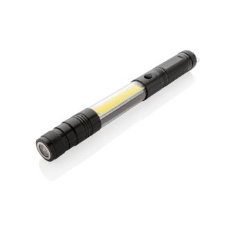 XD Collection Large telescopic light with COB Black