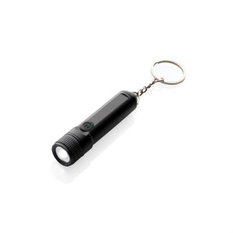 GearX Gear X rechargeable ultra bright keychain torch Black