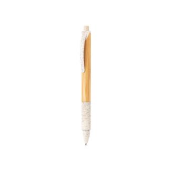 XD Collection Bambus & Weizenstroh Stift Weiß