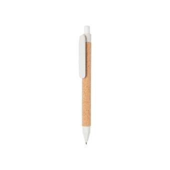 XD Collection Write wheatstraw and cork pen White