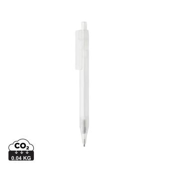 XD Collection GRS rPET X8 transparenter Stift 