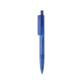 XD Collection X3 GRS recycled PC plastic pen frosted Aztec blue
