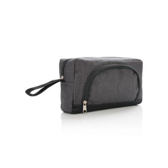 XD Collection Classic two tone toiletry bag Black/gray