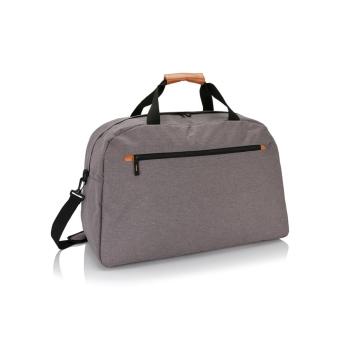 XD Collection Modische Duo Tone Reisetasche PVC-frei Grau