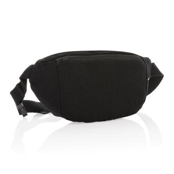XD Collection Impact AWARE™ 285gsm rcanvas hip bag undyed Black