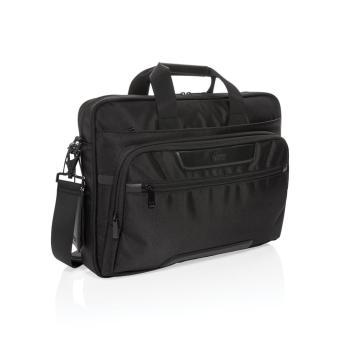 Swiss Peak RPET Voyager RFID 15.6" Laptoptasche Schwarz