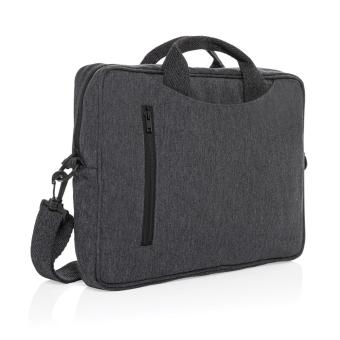 XD Collection Laluka AWARE™ 15.4" Laptop-Tasche aus recycelter Baumwolle Anthrazit