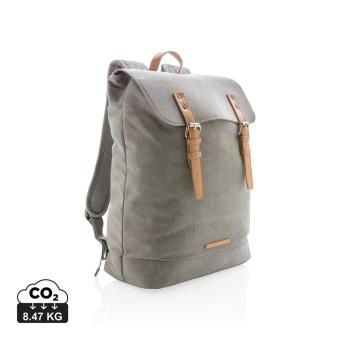 XD Collection Canvas laptop backpack PVC free 