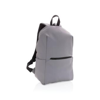 XD Collection Schicker PU 15.6" Laptop-Rucksack Grau