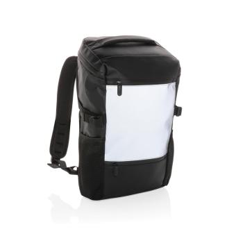 XD Collection PU high visibility easy access 15.6" laptop backpack Black