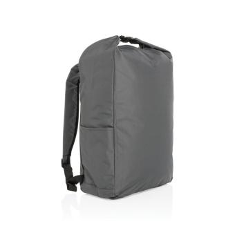 XD Collection Impact AWARE™ RPET lightweight rolltop backpack Anthracite