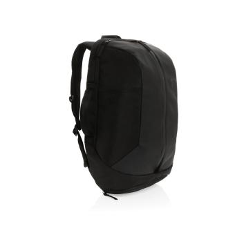 Swiss Peak AWARE™ RPET 15.6 inch work/gym backpack Black