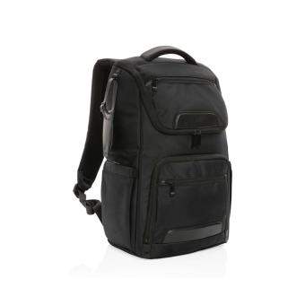 Swiss Peak AWARE™ RPET Voyager 15.6" laptop backpack Black