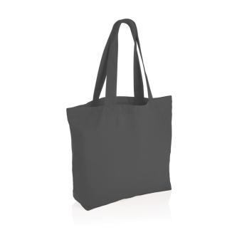 XD Collection Impact Aware™ 240g/m² rcCanvas Shopper + Tasche, ungefärbt Anthrazit