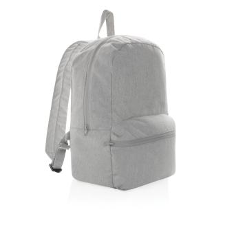 XD Collection Impact Aware™ 285g/m² rCanvas-Rucksack, ungefärbt Grau