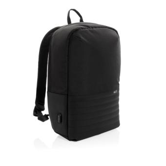 Swiss Peak AWARE™ Anti-Theft-RFID 15.6"-Laptop-Rucksack Schwarz