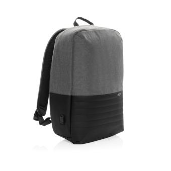 Swiss Peak AWARE™ Anti-Theft-RFID 15.6"-Laptop-Rucksack Grau