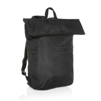 XD Collection Dillon AWARE™ RPET lightweight foldable backpack Black