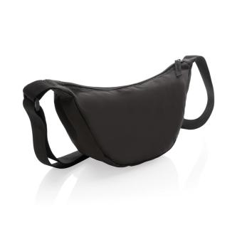 XD Collection Crescent AWARE™ RPET Half-Moon Sling Tasche Schwarz